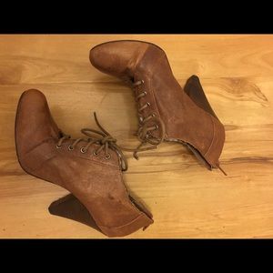 COPY - Vintage cognac lace up Oxford shoe